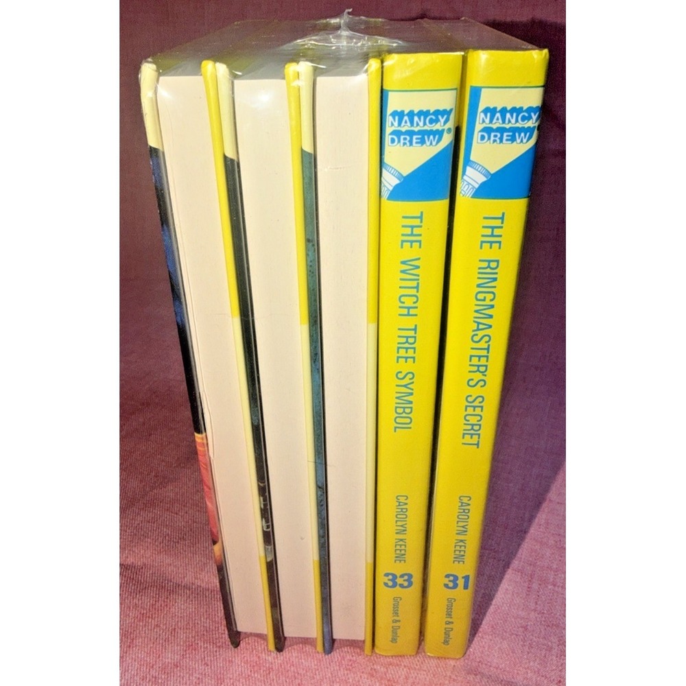 NEW Sealed Vintage Nancy Drew Books Set 31-35 Grosset & Dunlap Hardcover Lot